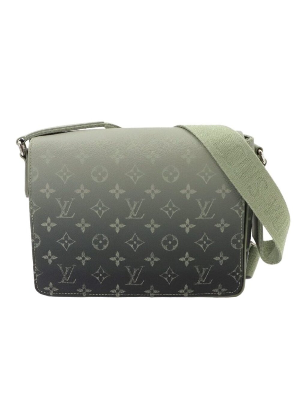 Louis Vuitton Monogram Gradient District PM Shoulder Bag Khaki